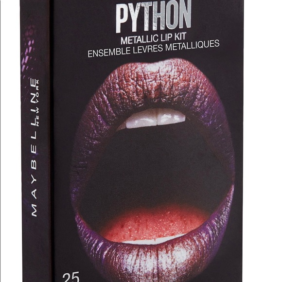 Maybelline Other - BN SEALED PYTHON METALLIC LIPKIT VALIENT 25🥊🖤💯
